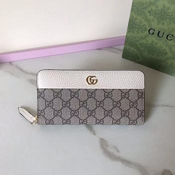 Colestore Gucci GG Marmont Wallet White 19x10x3.5