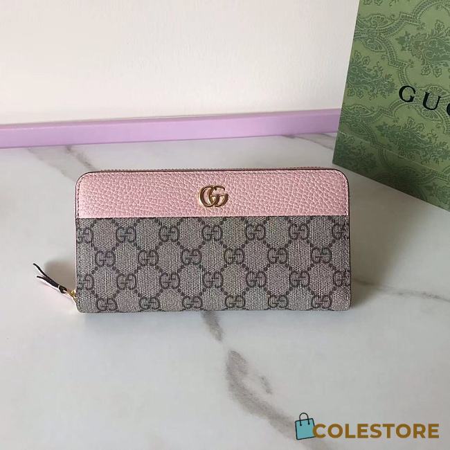 Colestore Gucci GG Marmont Wallet Pink 19x10x3.5 - 1