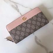 Colestore Gucci GG Marmont Wallet Pink 19x10x3.5 - 4