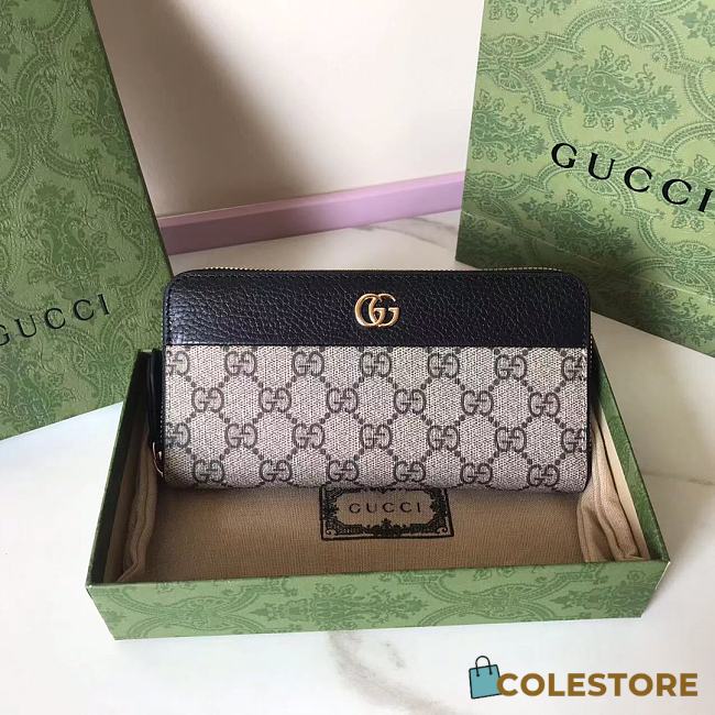 Colestore Gucci GG Marmont Wallet Black 19x10x3.5 - 1