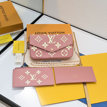 Colestore Louis Vuitton Félicie Pochette ‘Rose Trianon Pink’ 21 x 12 x 3cm
