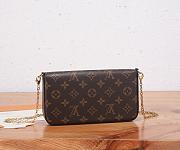 Colestore Louis Vuitton Félicie Pochette ‘Monogram’ 21 x 12 x 3cm - 6
