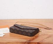 Colestore Louis Vuitton Félicie Pochette ‘Monogram’ 21 x 12 x 3cm - 3