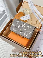 Colestore Louis Vuitton Félicie Pochette ‘Gray Tourterelle’ 21 x 12 x 3cm - 1