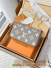Colestore Louis Vuitton Félicie Pochette ‘Gray Tourterelle’ 21 x 12 x 3cm - 2