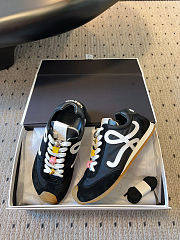 Colestore Loewe Flow Runner 2.0 Suede Sneakers Black  - 2
