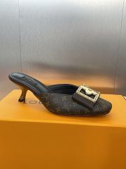 Colestore Louis Vuitton Jelly-Colored Kitten Mule Monogram - 6