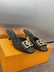 Colestore Louis Vuitton Jelly-Colored Kitten Mule Monogram - 3