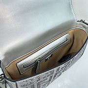 Colestore Baguette Mini Sequins or crystals Silver 26×15×6cm - 4