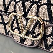 Colestore Valentino Garavani Small Lòco Toile Iconographe Shoulder Bag 20x11x5cm - 6
