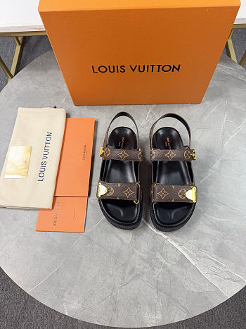 Colestore Louis Vuitton LV Sunset Comfort Sandal Cacao Brown