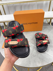 Colestore Louis Vuitton LV x TM Pool Pillow Flat Comfort Mule Cacao Brown - 3