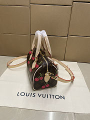 Colestore Louis Vuitton LV x TM Speedy Bandoulière 20 Monogram Cherry Coated Canvas - 4