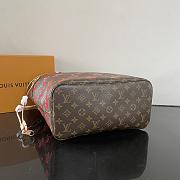 Colestore Louis Vuitton LV x TM Neverfull MM Monogram Cherry Coated Canvas - 2