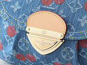 Colestore Louis Vuitton LV x TM Sunset Monogram Cherry Denim 27x18x3cm - 2