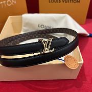 Colestore Louis Vuitton LV Mini 15mm Reversible Belt width 1.5cm - 4