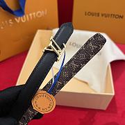 Colestore Louis Vuitton LV Mini 15mm Reversible Belt width 1.5cm - 2