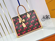 Colestore Louis Vuitton LV x TM OnTheGo MM Monogram Cherry 35x27x14cm - 1