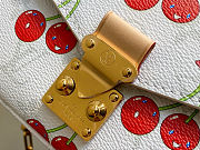 Colestore Louis Vuitton LV x TM Pochette Métis East West White Monogram Cherry Coated Canvas - 2