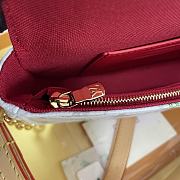 Colestore Louis Vuitton LV x TM Wallet On Chain Ivy White Monogram Cherry Canvas - 6
