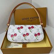 Colestore Louis Vuitton LV x TM Wallet On Chain Ivy White Monogram Cherry Canvas - 2