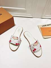 Colestore Louis Vuitton LV x TM Lily Flat Mule White  - 5