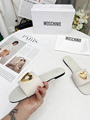Colestore Love Moschino White Slide sandals - 6