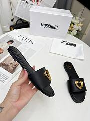 Colestore Love Moschino Black Slide sandals - 6