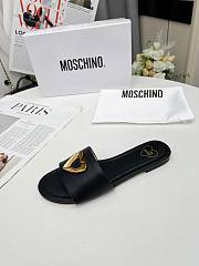 Colestore Love Moschino Black Slide sandals - 3
