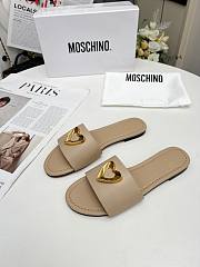 Colestore Love Moschino Nude Slide sandals - 1