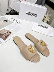 Colestore Love Moschino Nude Slide sandals - 3
