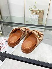 Colestore Gucci Sandal With Double G in Brown - 6
