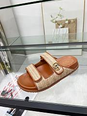 Colestore Gucci Sandal With Double G in Brown - 5