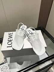 Colestore Loewe Petal Slingback Heel Sandal in Mesh White - 4