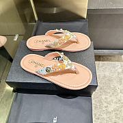 Colestore Chanel Thongs Lambskin & metal Slipper - 5