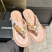 Colestore Chanel Thongs Lambskin & metal Slipper - 4