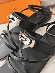 Colestore Hermès June sandal Women's in Black - 6