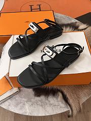 Colestore Hermès June sandal Women's in Black - 3