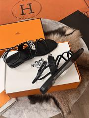 Colestore Hermès June sandal Women's in Black - 2