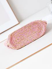 Colestore Chanel 2024 Coco Beach Large Raffia in Pink  24x32x10cm - 2