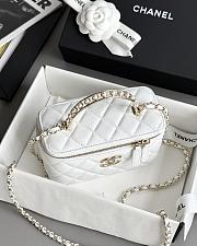 Colestore Chanel Vanity with Pearl Handle Bag 9.5x17x7.8cm - 4
