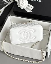 Colestore Chanel Vanity with Pearl Handle Bag 9.5x17x7.8cm - 5