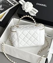 Colestore Chanel Vanity with Pearl Handle Bag 9.5x17x7.8cm - 3