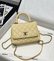 Colestore Chanel Coco Handle in Yellow 14X24x10cm - 1