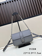 Colestore Prada Crossbody Bag in Gray 22x10.5x11.5cm - 1