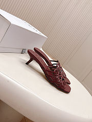 Colestore Loewe Slingback Sandals in Red - 5