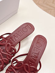 Colestore Loewe Slingback Sandals in Red - 2