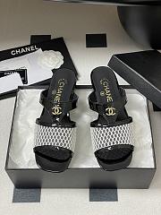 Colestore Chanel Mules Black and White - 2