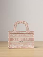 Colestore Dior Mini Book Tote in Pink 22.5 x 24 x 8cm - 1