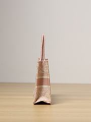 Colestore Dior Mini Book Tote in Pink 22.5 x 24 x 8cm - 6